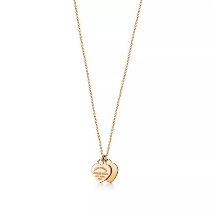 Tiffany Return to Tiffany Pendant w/Chain 18k Yellow Gold No Gemstone Mini
