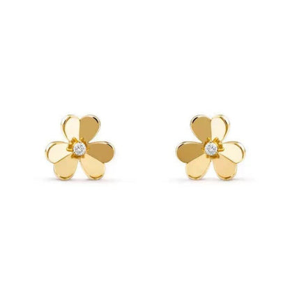VCA Three Leaf Flower Necklace Bracelet Ring