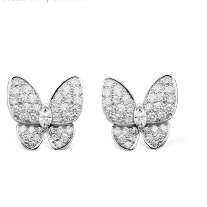 Two Butterfly Earrings