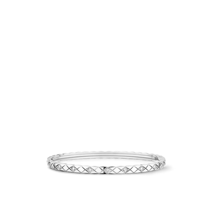 Chanel Coco Crush Bracelet Quilted Motif Mini Version Diamonds